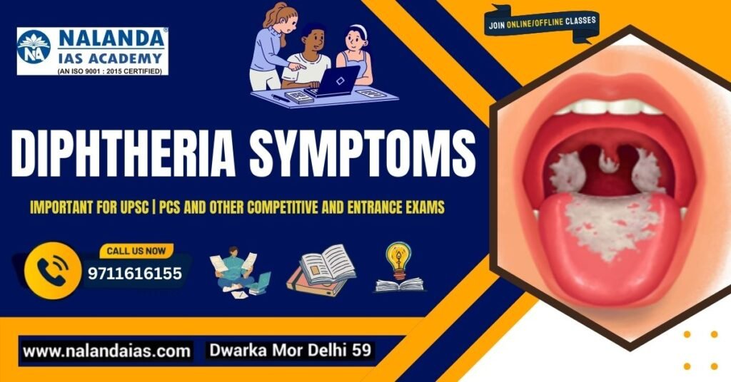 Symptoms of Diphtheria Disease