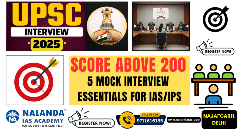 5 Mock Interview Essentials for UPSC IAS Exam